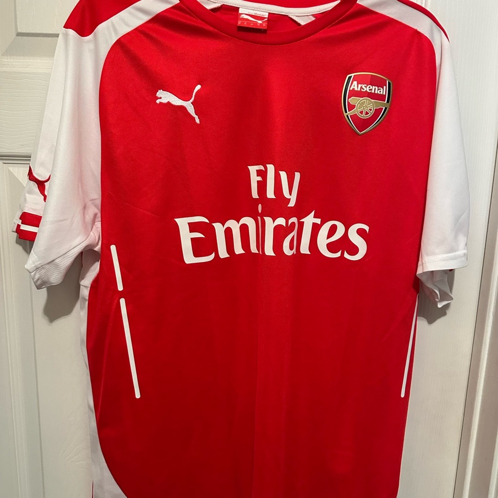 Arsenal Red and White Jersey
